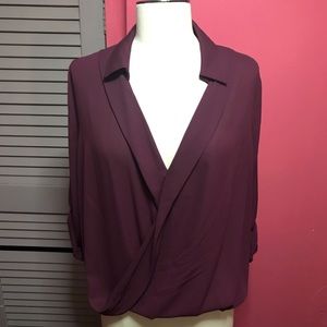 🌺 Burgundy hi lo V🌺